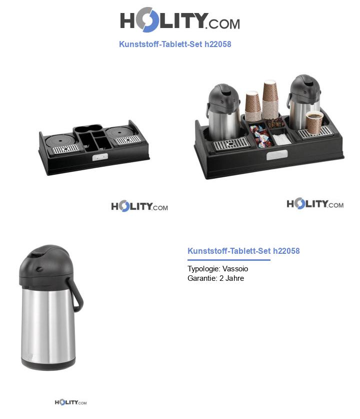 Kunststoff-Tablett-Set h22058