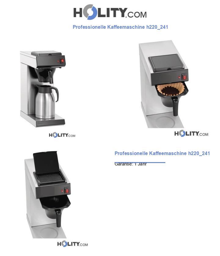 Professionelle Kaffeemaschine h220_241