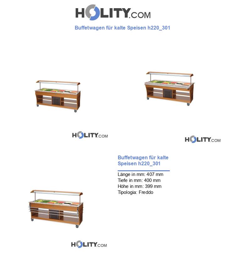 Buffetwagen für kalte Speisen h220_301