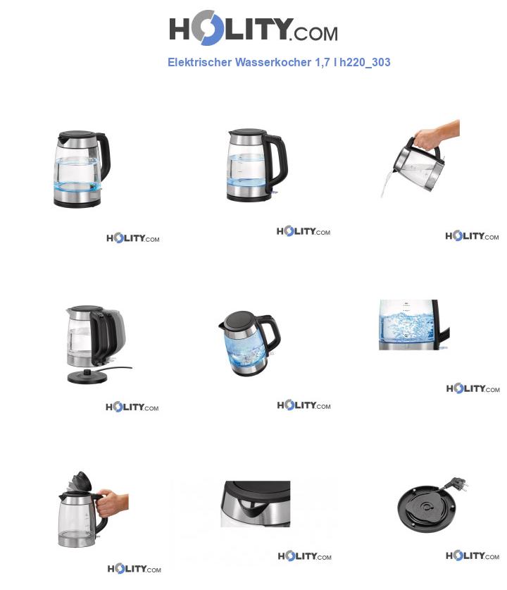 Elektrischer Wasserkocher 1,7 l h220_303