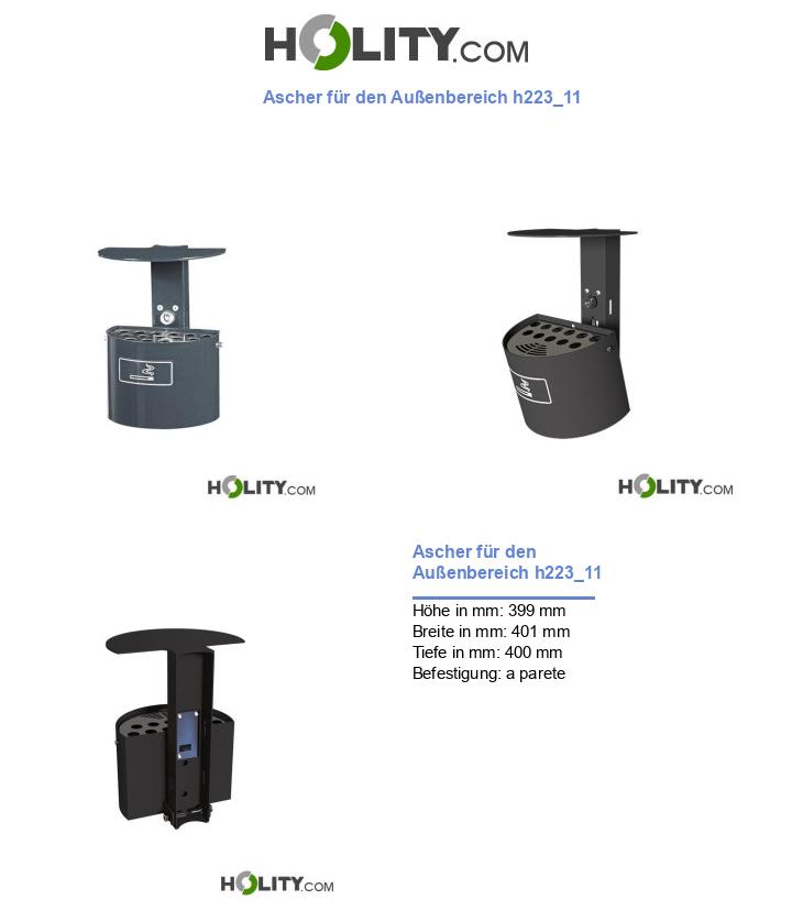Ascher für den Außenbereich h223_11