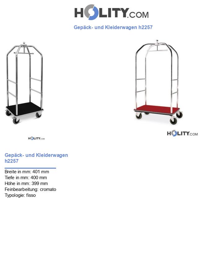 Gepäck- und Kleiderwagen h2257