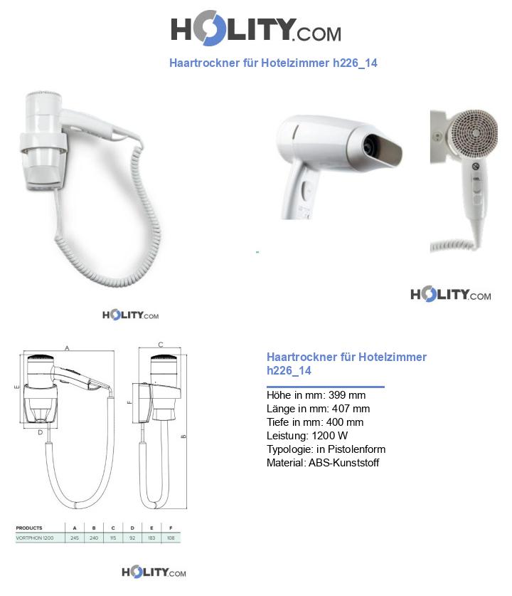 Haartrockner für Hotelzimmer h226_14