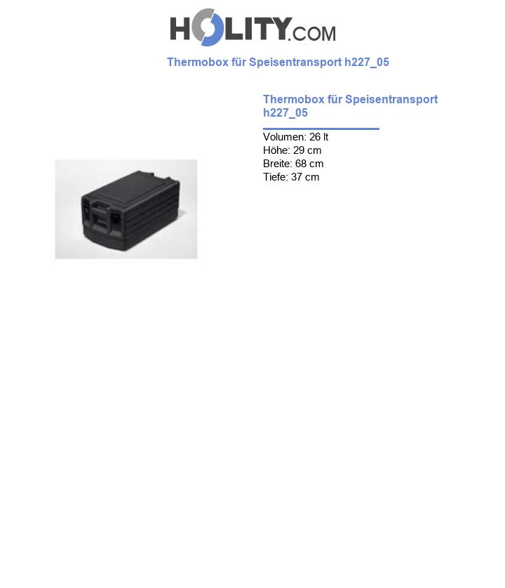 Thermobox für Speisentransport h227_05