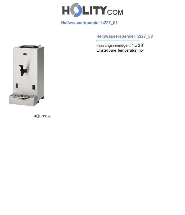 Heißwasserspender h227_08