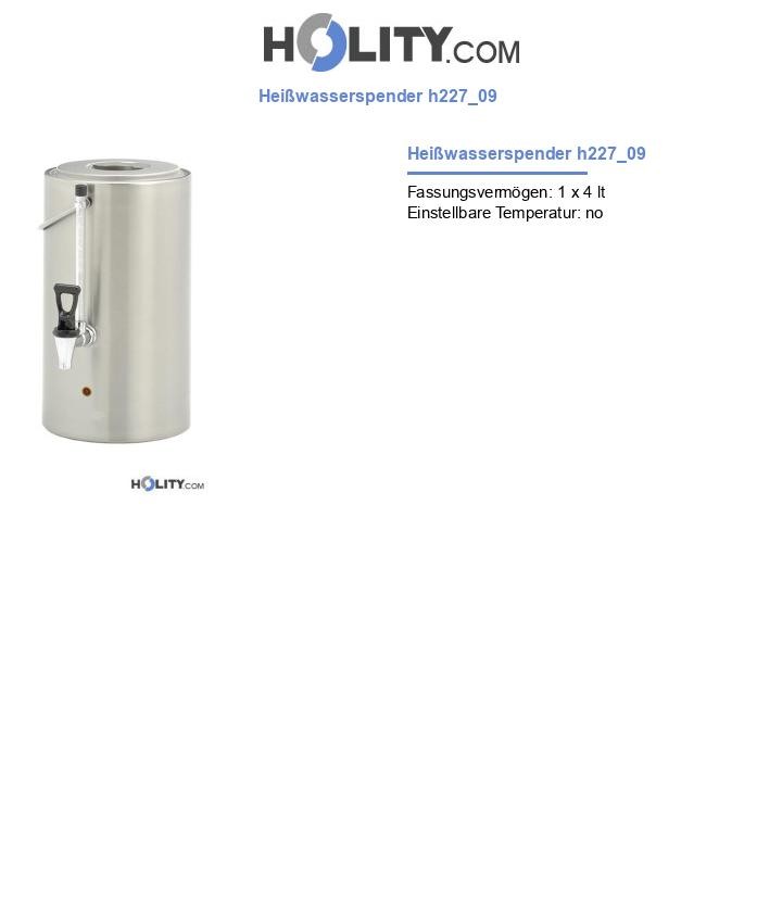 Heißwasserspender h227_09
