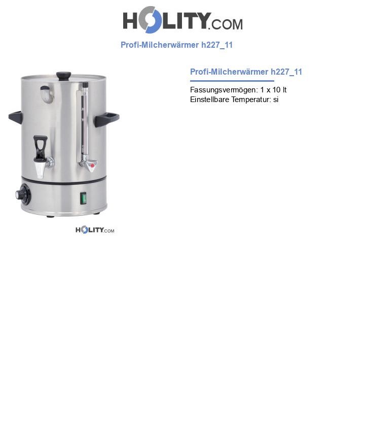 Profi-Milcherwärmer h227_11
