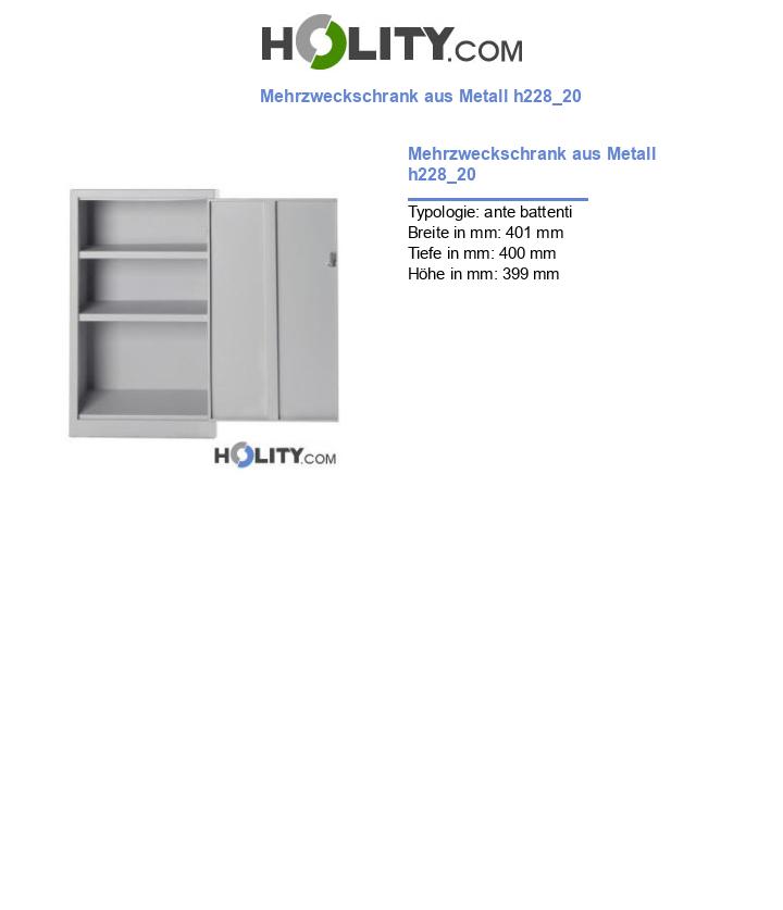Mehrzweckschrank aus Metall h228_20