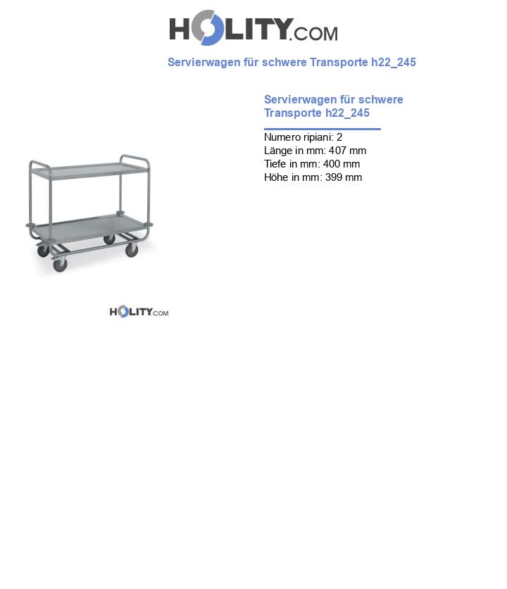 Servierwagen für schwere Transporte h22_245