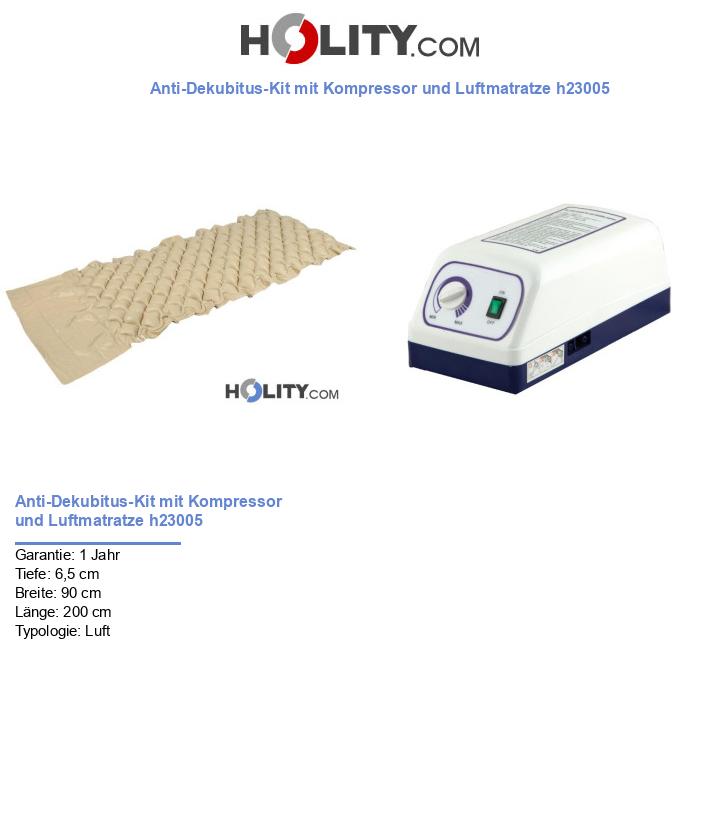 Anti-Dekubitus-Kit mit Kompressor und Luftmatratze h23005