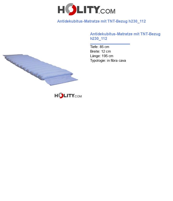 Antidekubitus-Matratze mit TNT-Bezug h230_112