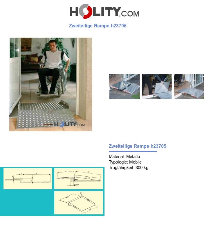 Zweiteilige Rampe h23705
