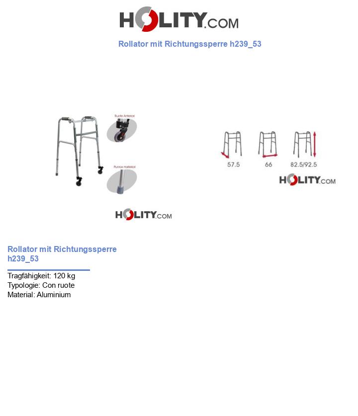 Rollator mit Richtungssperre h239_53