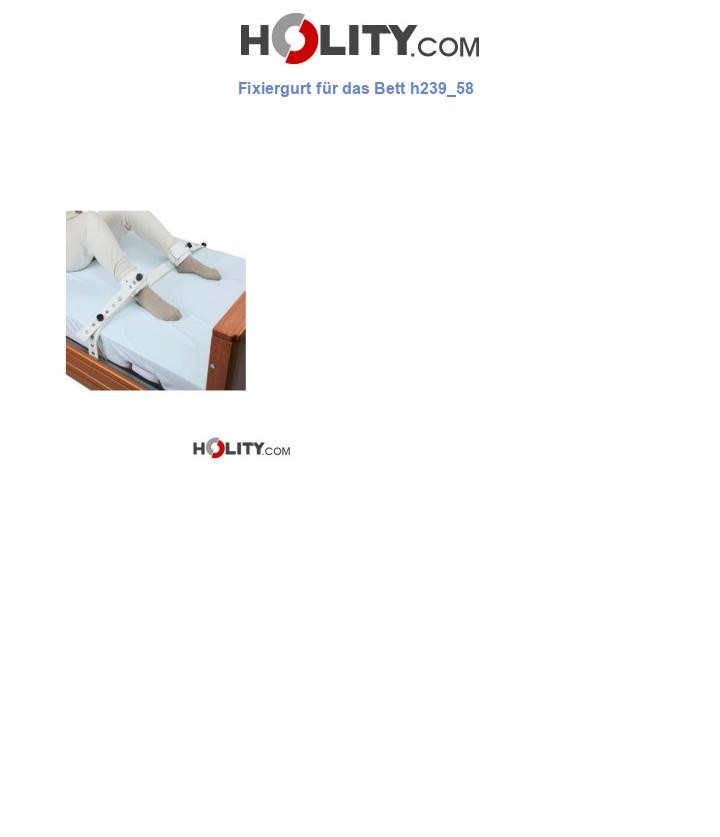 Fixiergurt für das Bett h239_58