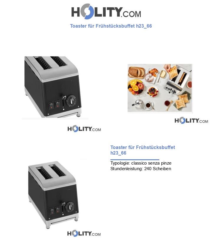 Toaster für Frühstücksbuffet h23_66