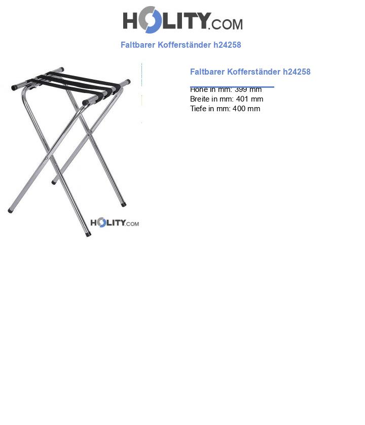 Faltbarer Kofferständer h24258