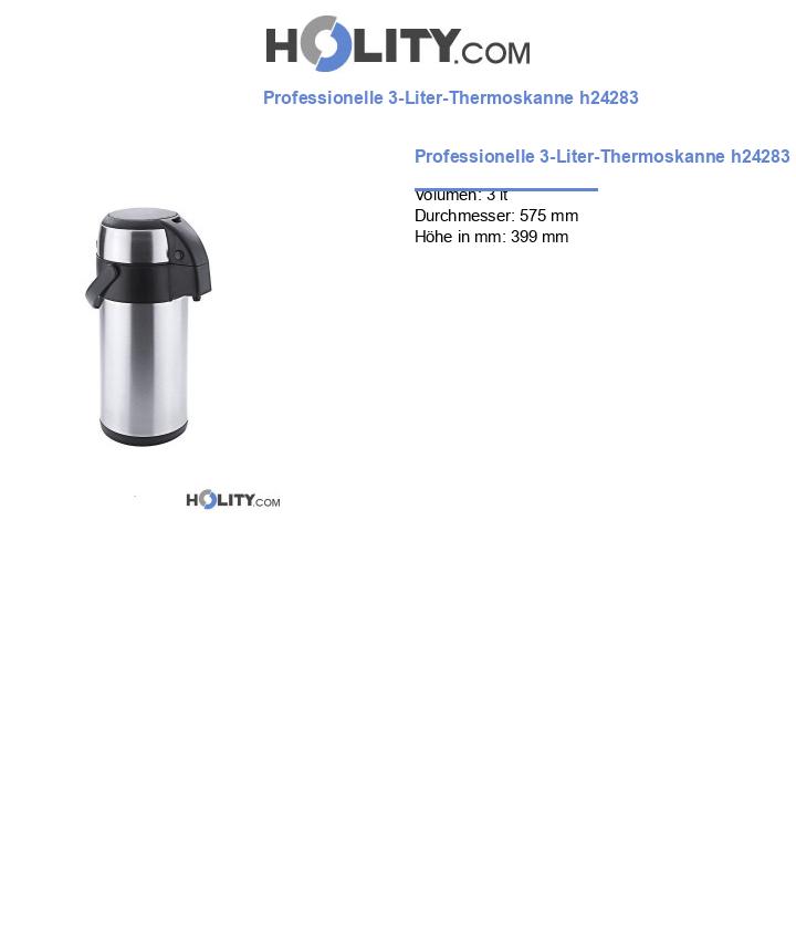 Professionelle 3-Liter-Thermoskanne h24283