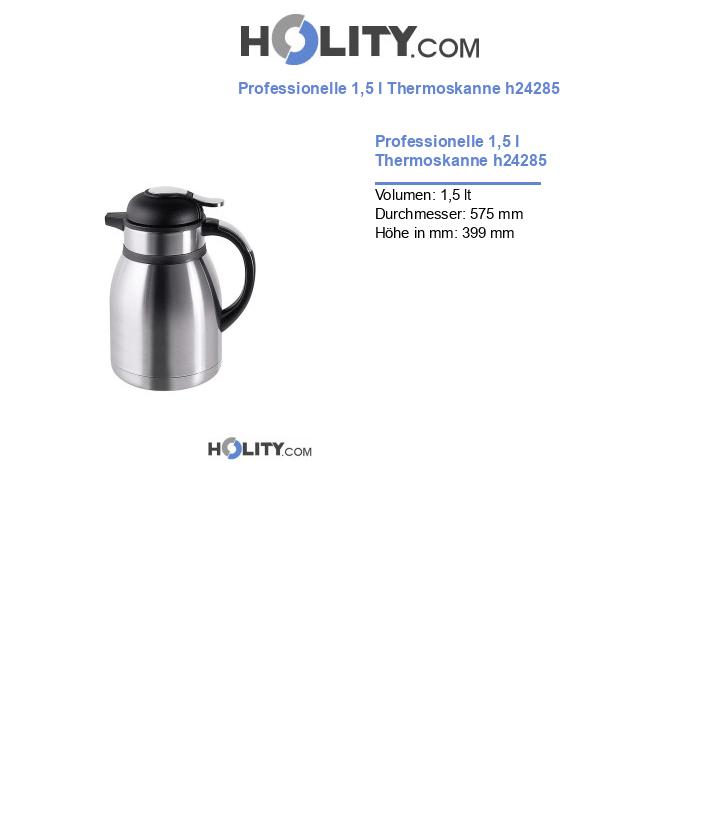 Professionelle 1,5 l Thermoskanne h24285