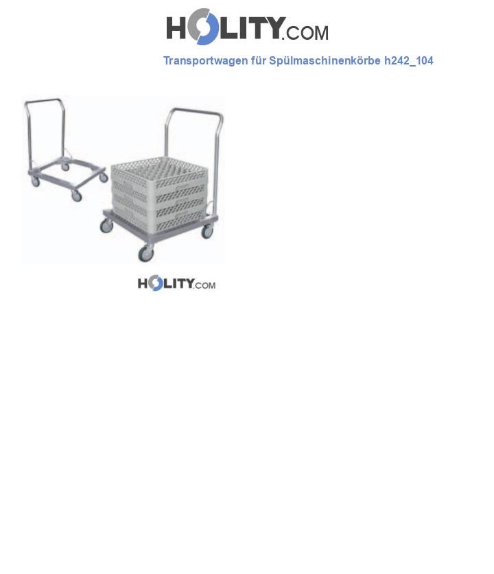 Transportwagen für Spülmaschinenkörbe h242_104