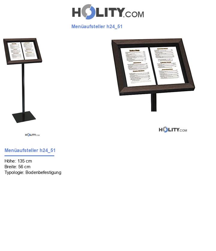 Menüaufsteller h24_51