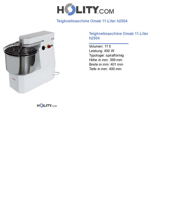 Teigknetmaschine Omab 11-Liter h2504