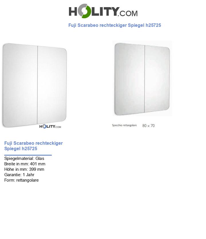 Fuji Scarabeo rechteckiger Spiegel h25725