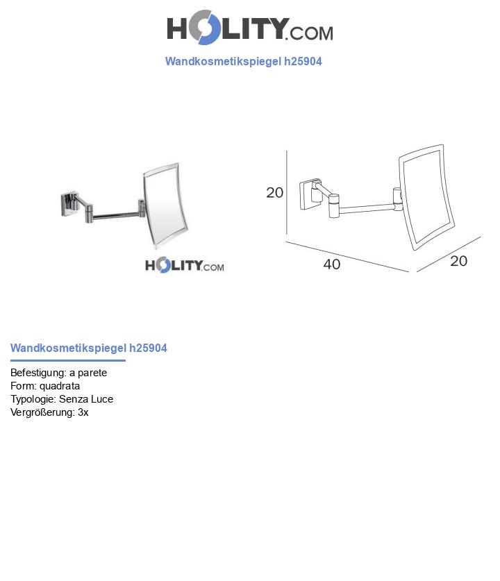 Wandkosmetikspiegel h25904