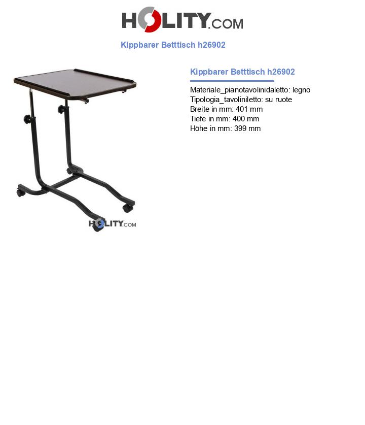 Kippbarer Betttisch h26902