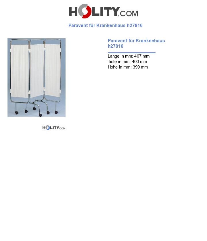 Paravent für Krankenhaus h27816