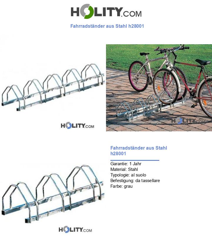 Fahrradständer aus Stahl h28001
