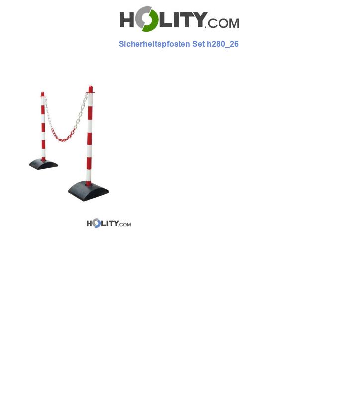 Sicherheitspfosten Set h280_26