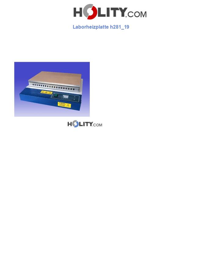 Laborheizplatte h281_19