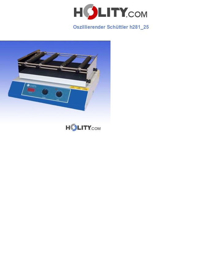 Oszillierender Schüttler h281_25