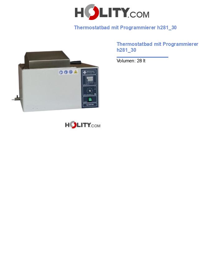 Thermostatbad mit Programmierer h281_30