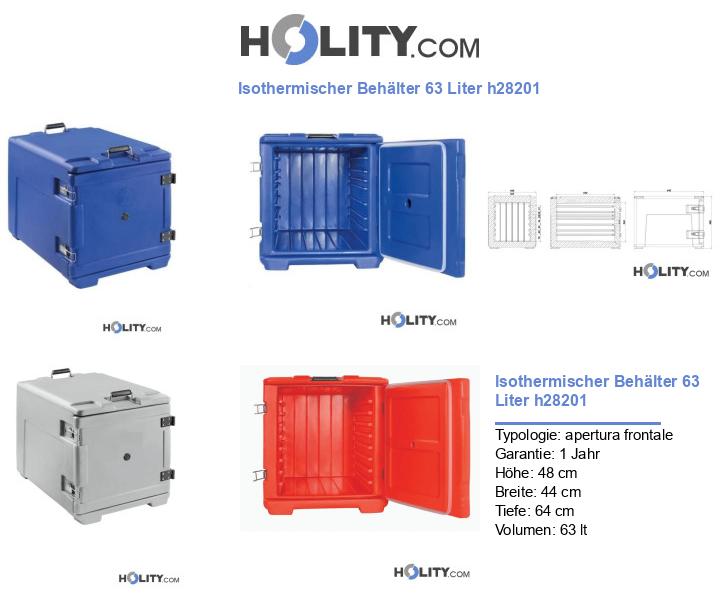 Isothermischer Behälter 63 Liter h28201