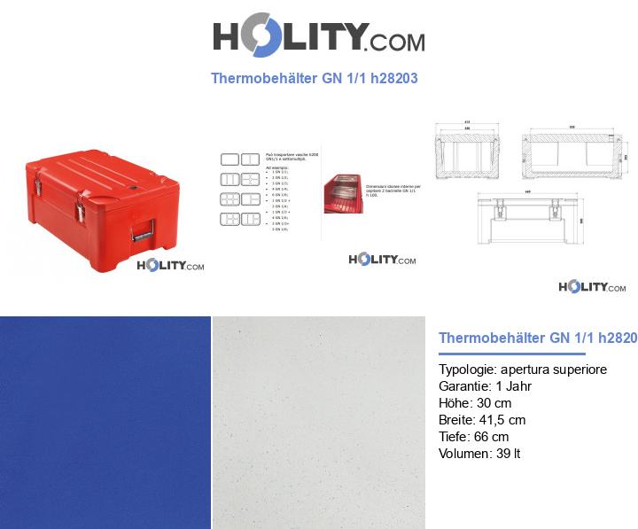 Thermobehälter GN 1/1 h28203