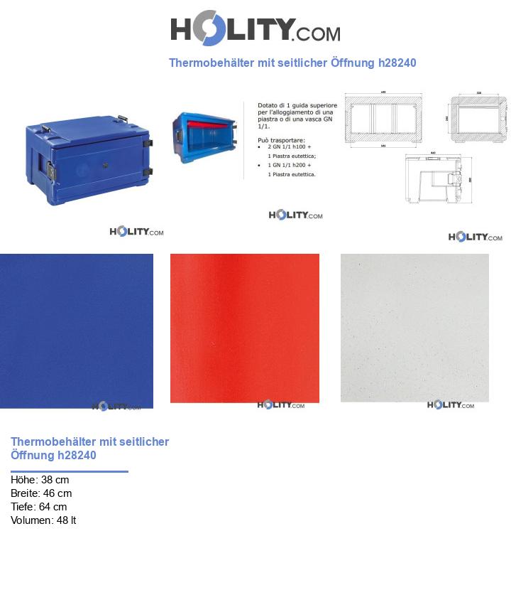 Thermobehälter mit seitlicher Öffnung h28240