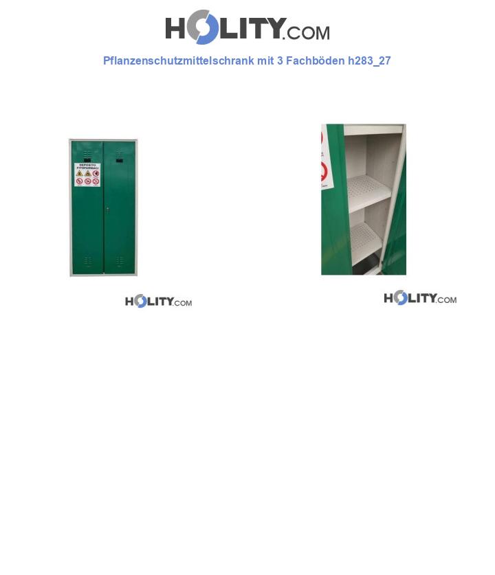 Pflanzenschutzmittelschrank mit 3 Fachböden h283_27