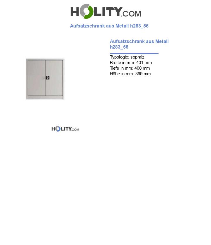 Aufsatzschrank aus Metall h283_56