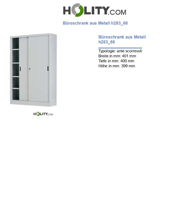Büroschrank aus Metall h283_66