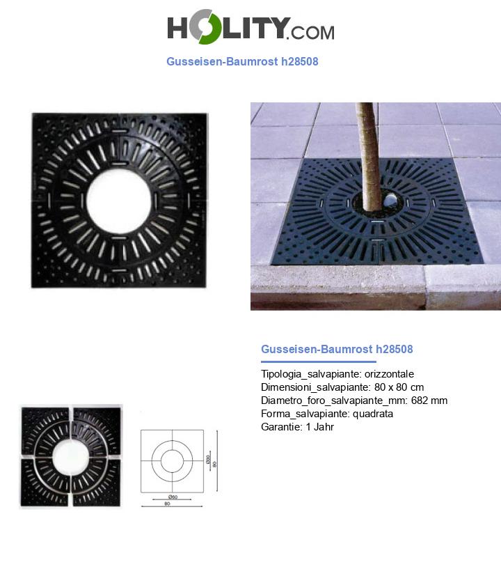 Gusseisen-Baumrost h28508