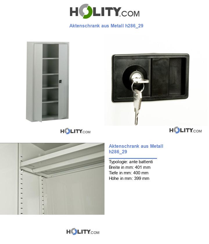 Aktenschrank aus Metall h286_29