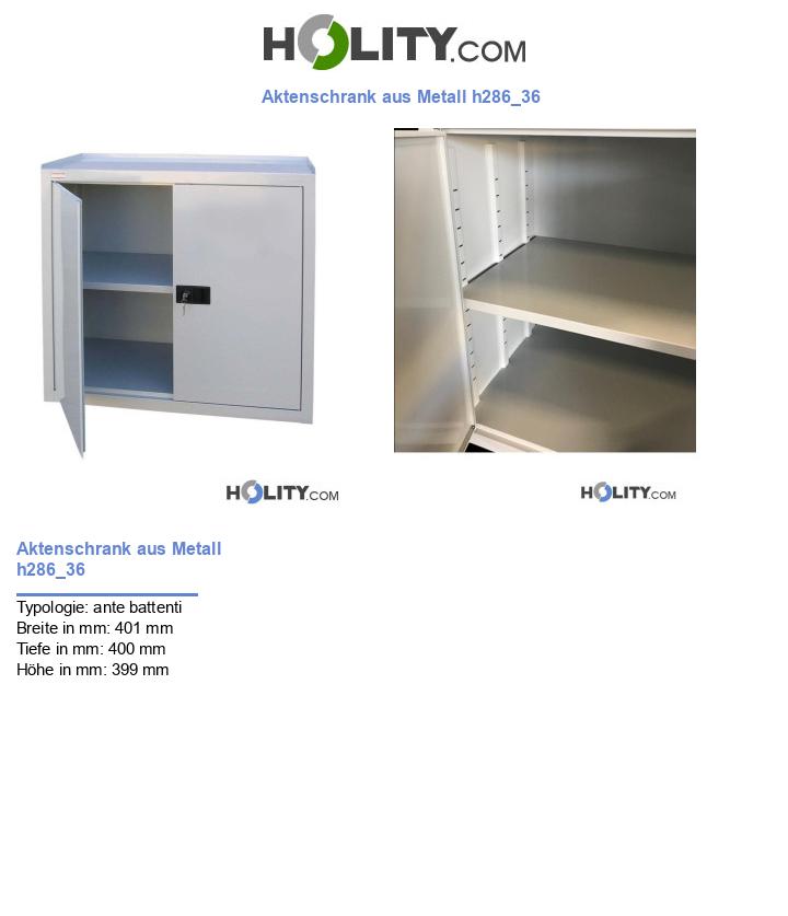 Aktenschrank aus Metall h286_36