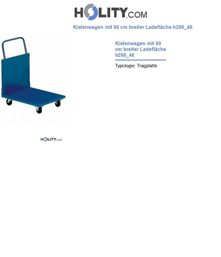 Kistenwagen mit 80 cm breiter Ladefläche h286_46