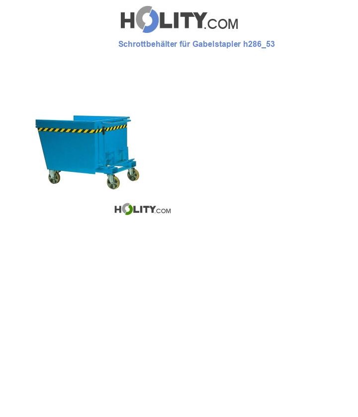 Schrottbehälter für Gabelstapler h286_53