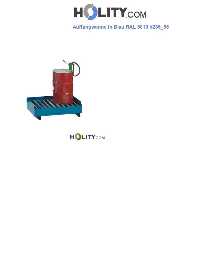 Auffangwanne in Blau RAL 5010 h286_56