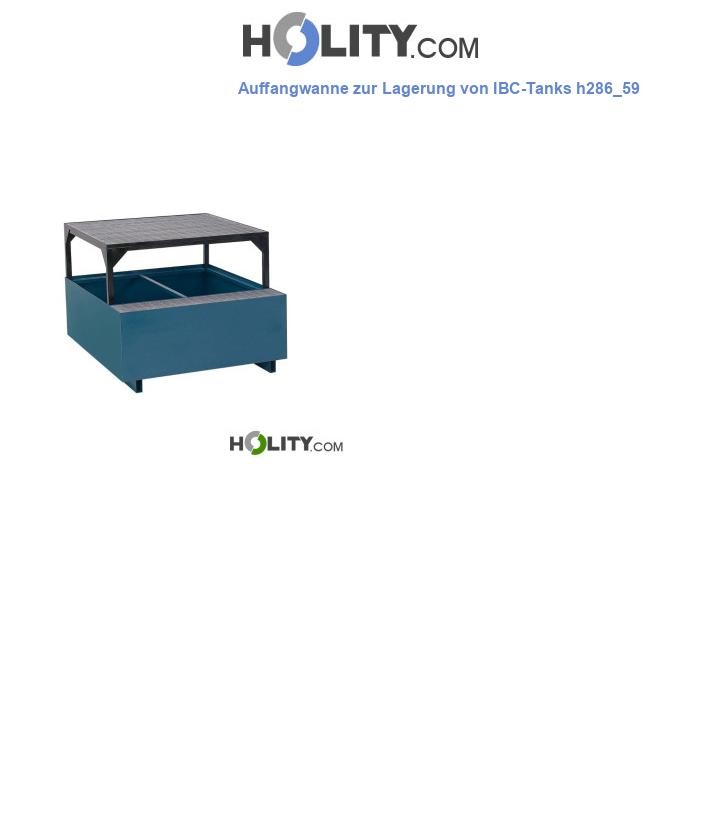 Auffangwanne zur Lagerung von IBC-Tanks h286_59