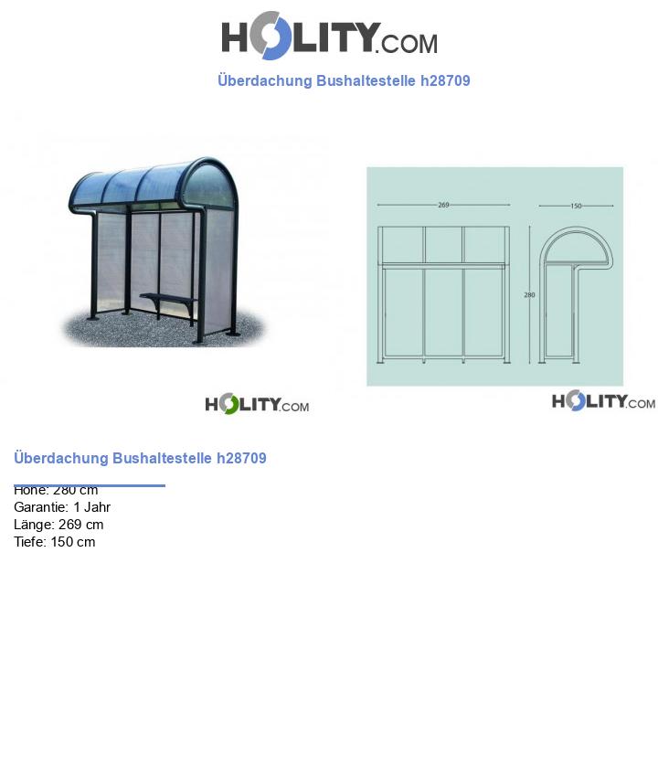 Überdachung Bushaltestelle h28709