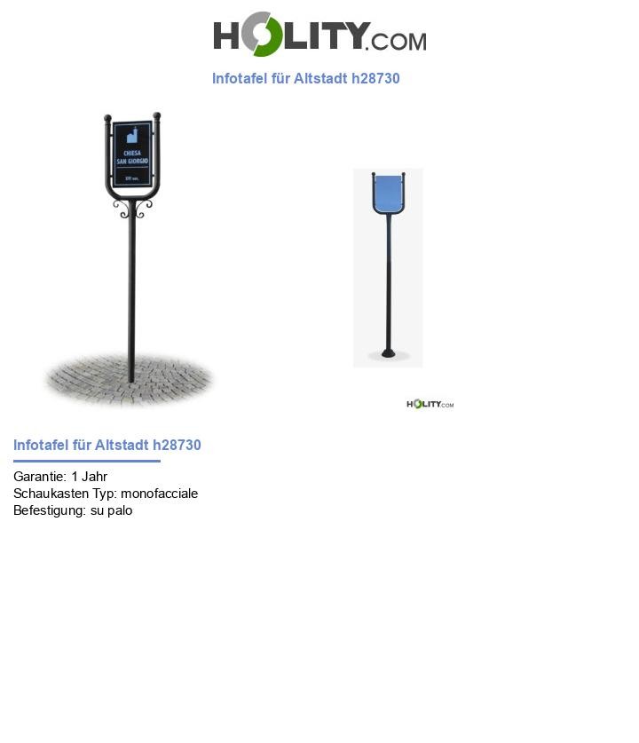 Infotafel für Altstadt h28730