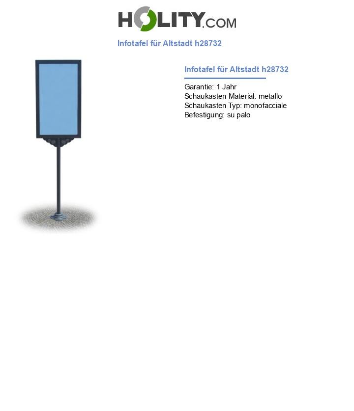 Infotafel für Altstadt h28732